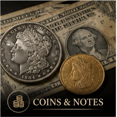 Coins and Notes - US Auction Warehouse