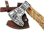 Scandinavian Viking Axe Carbon Forged Steel Axe