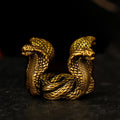 Solid Brass Mystical Four Snake Collectible