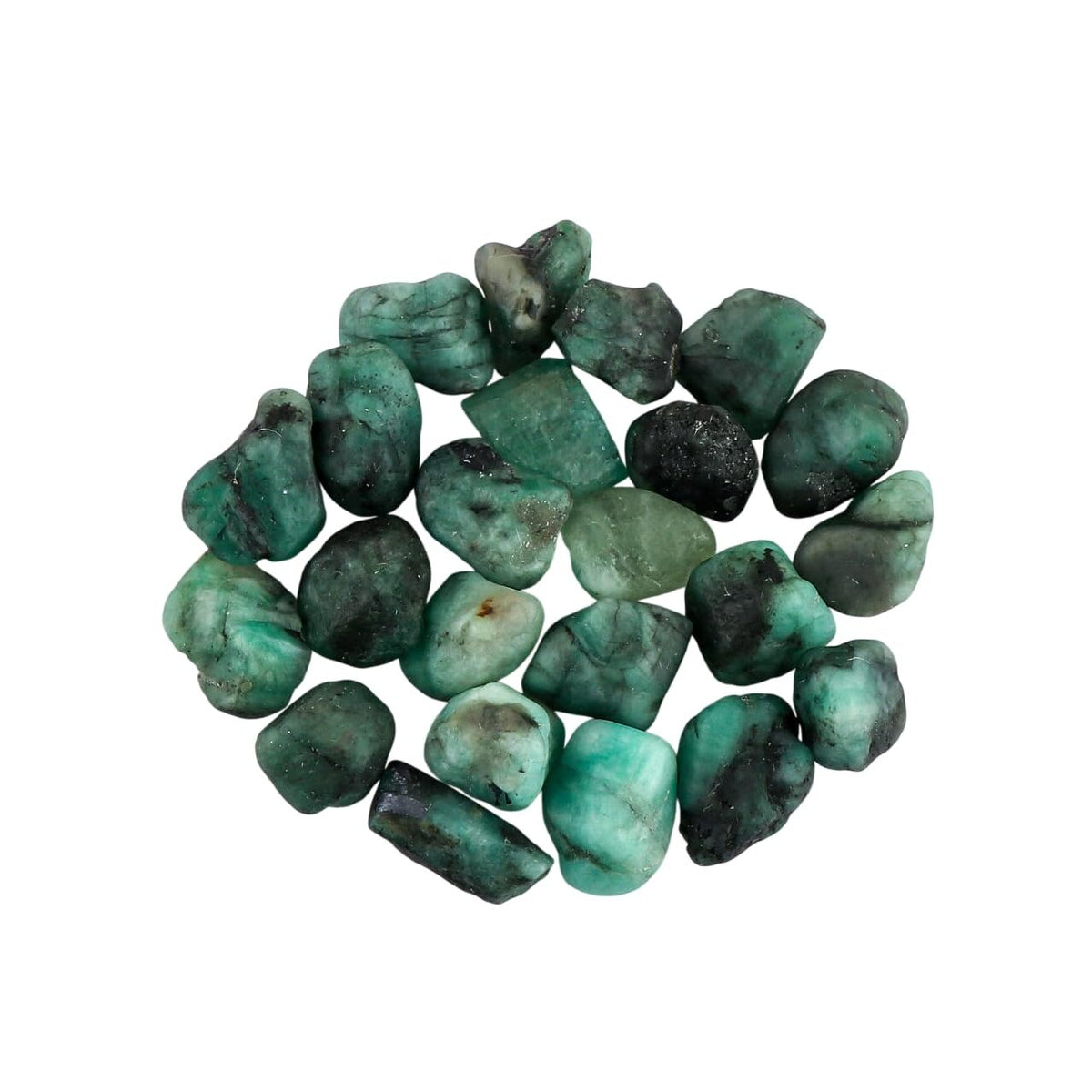 Lot of 10 Natural Emerald Crystal Rough Gemstones