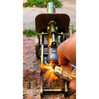 Stainless Steel Cannon Model with Recoil Mechanism