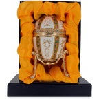 Imperial-Style Egg Trinket Box with Crystal Accents