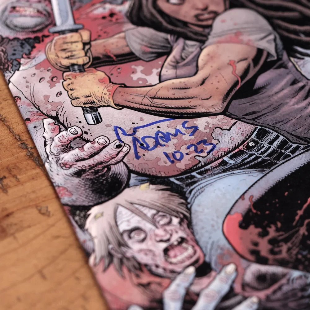 The Walking Dead Comics Issue #157 Signed by Artist Arthur Adams