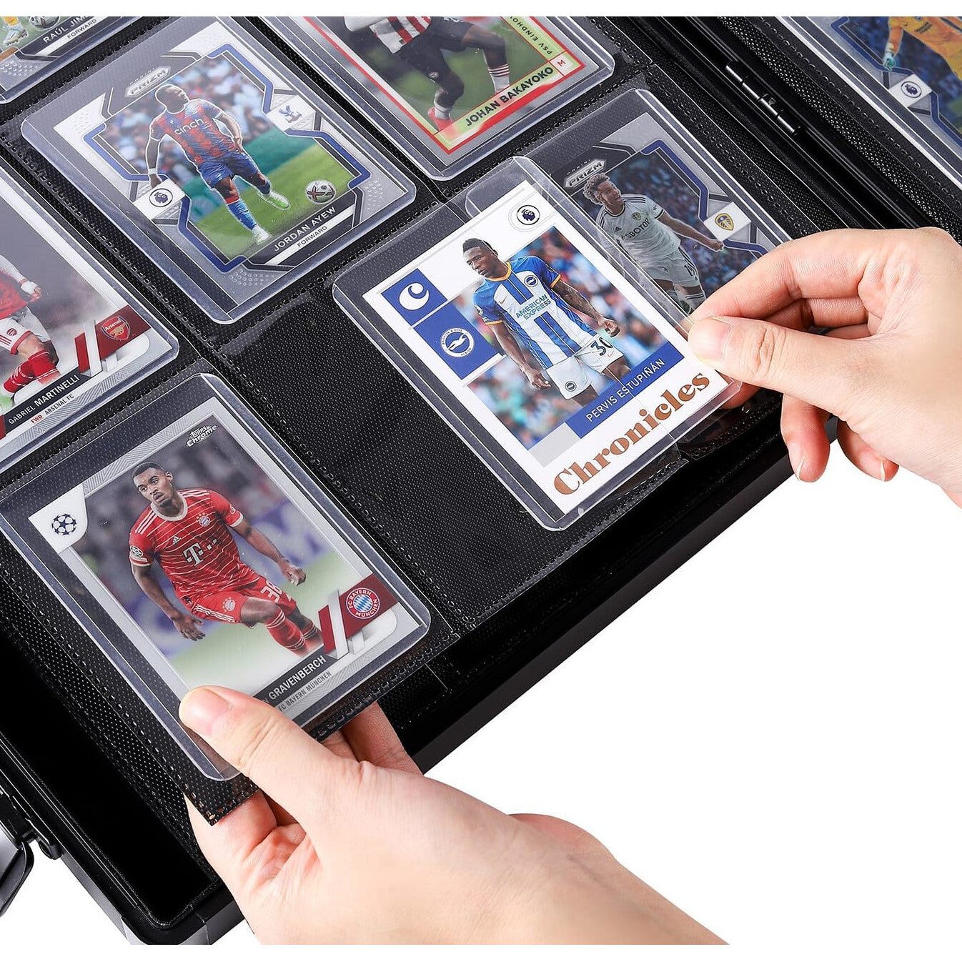 Aluminum Hard Shell Toploader Binder Case