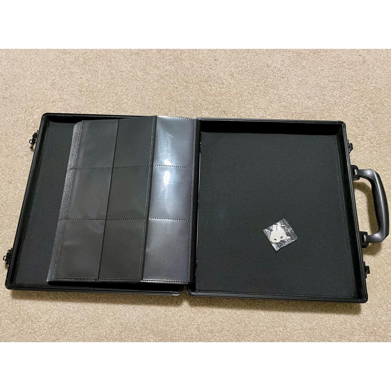 Aluminum Hard Shell Toploader Binder Case