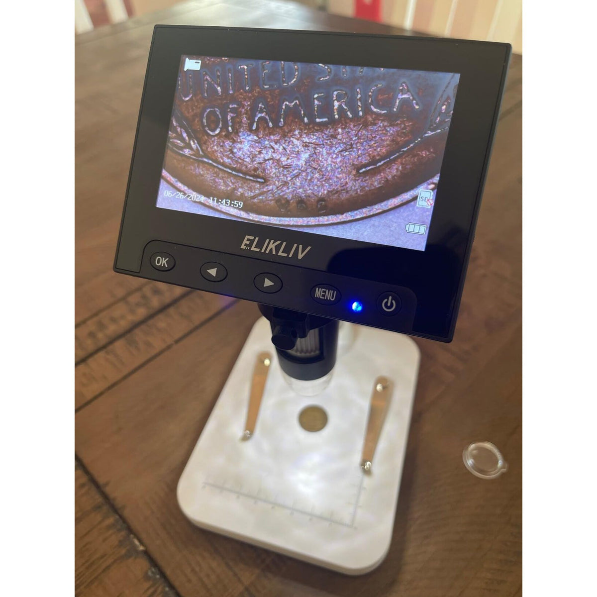 Digital Microscope 1000x with 4.3 Inch Screen