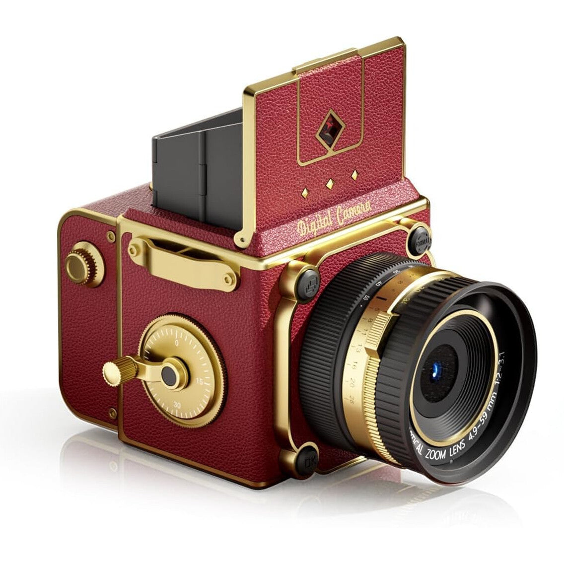 Retro Style 64MP Digital Camera Point and Shoot