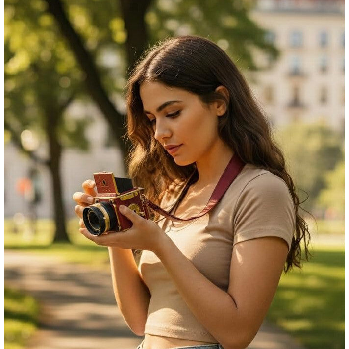 Retro Style 64MP Digital Camera Point and Shoot