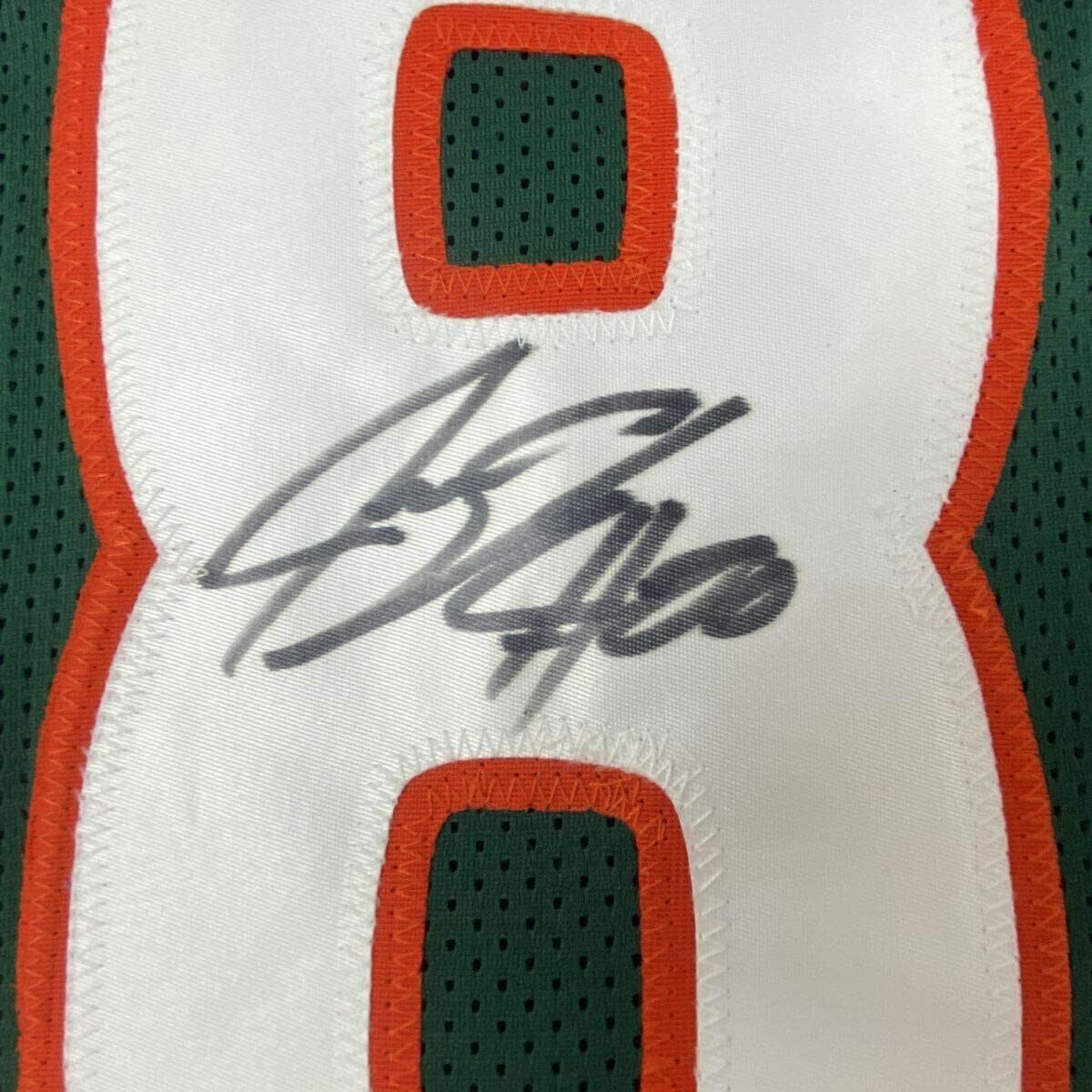 Jeremy Shockey Signed Miami Football Jersey Authenticated
