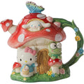 Hello Kitty and Friends Mushroom House Ceramic Teapot