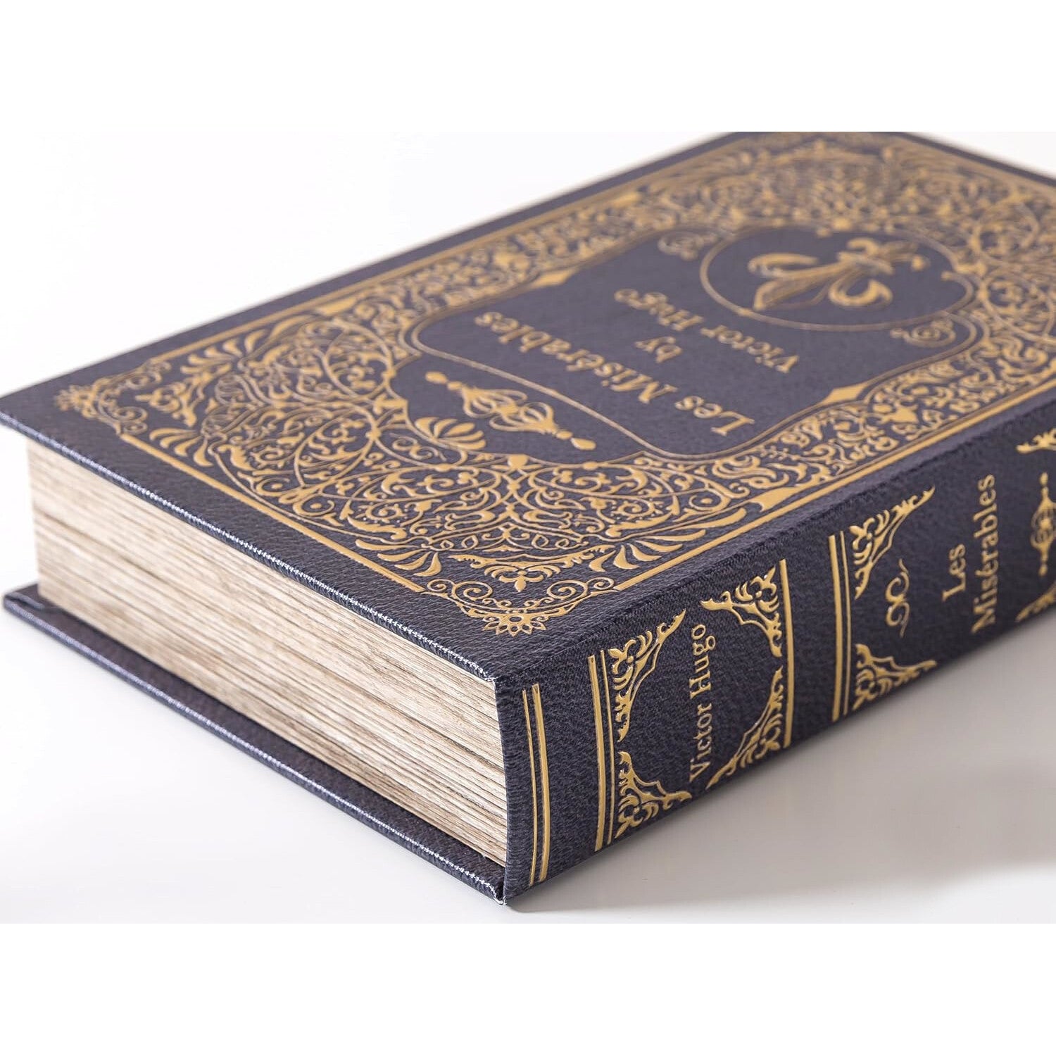 Vintage Style Book Storage Box with Hidden Compartment