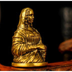 Solid Brass Mona Lisa