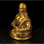 Solid Brass Mona Lisa