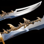 Hand-Forged Chinese Dao Sword with Dragon Handle
