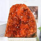 Natural Orange Crystal Geode Cave Formation