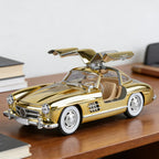 Gold Mercedes-Benz Gullwing Diecast Model