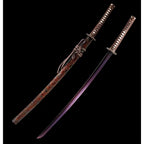 Red Samurai Sword with Dragon Sheath