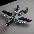 Dual-Engine Attack Aircraft Display Model