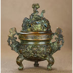 Oriental Dragon Copper Incense Burner