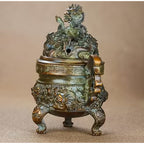 Oriental Dragon Copper Incense Burner