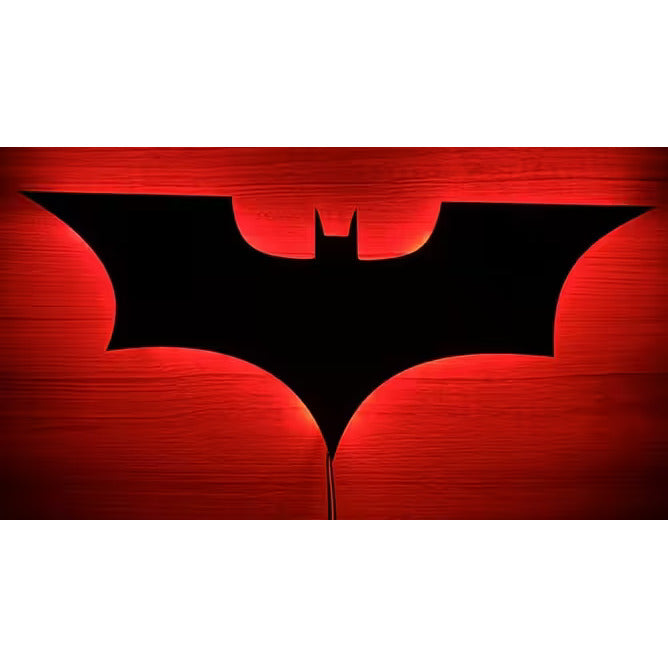Batman Sign Neon Wall Light with Remote Control