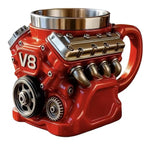 V8 Engine Stainless Steel Mug