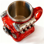 V8 Engine Stainless Steel Mug