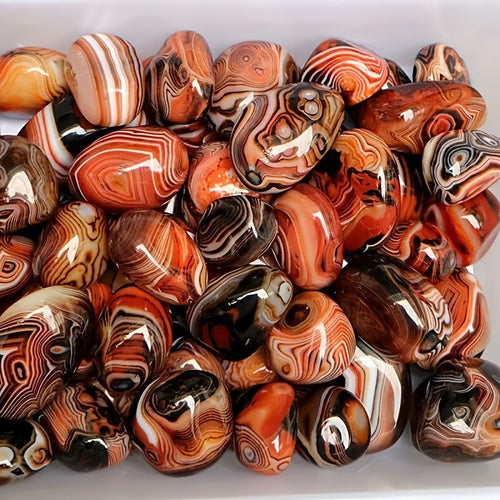 1-lb Natural Agate Polished Stone Collection