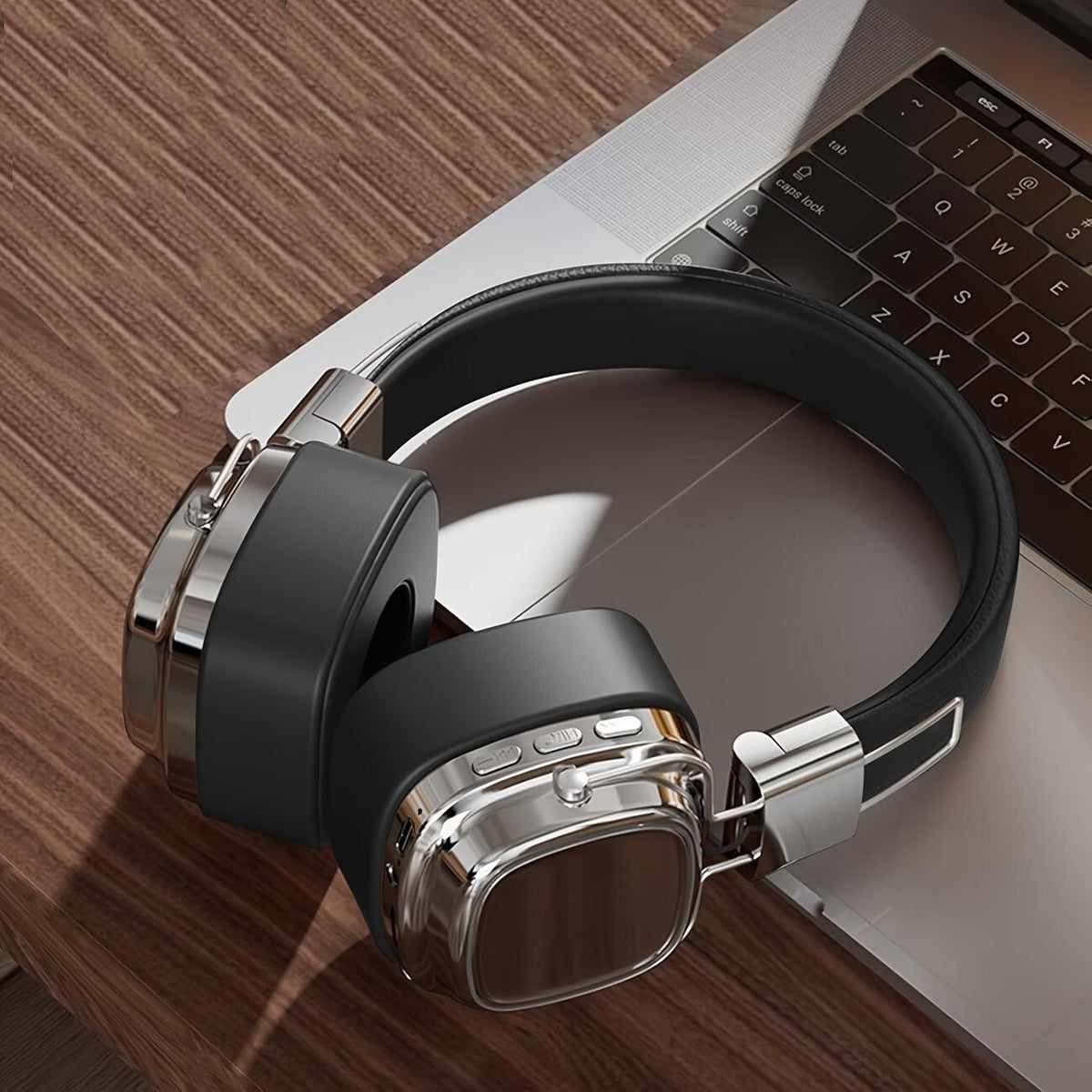 Wireless Over-Ear Bluetooth Headphones with Mic