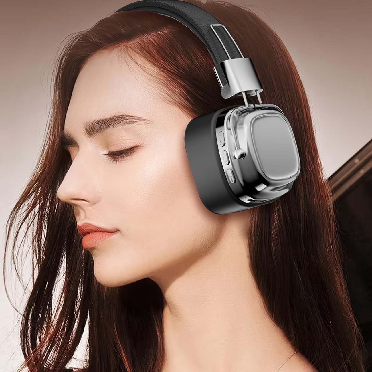Wireless Over-Ear Bluetooth Headphones with Mic