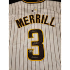 Jackson Merrill Autographed San Diego Padres Jersey