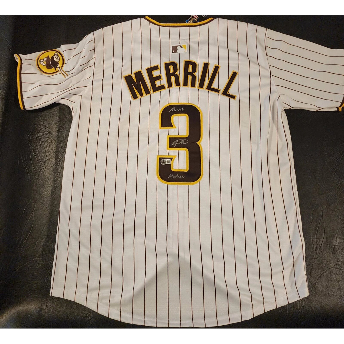 Jackson Merrill Autographed San Diego Padres Jersey
