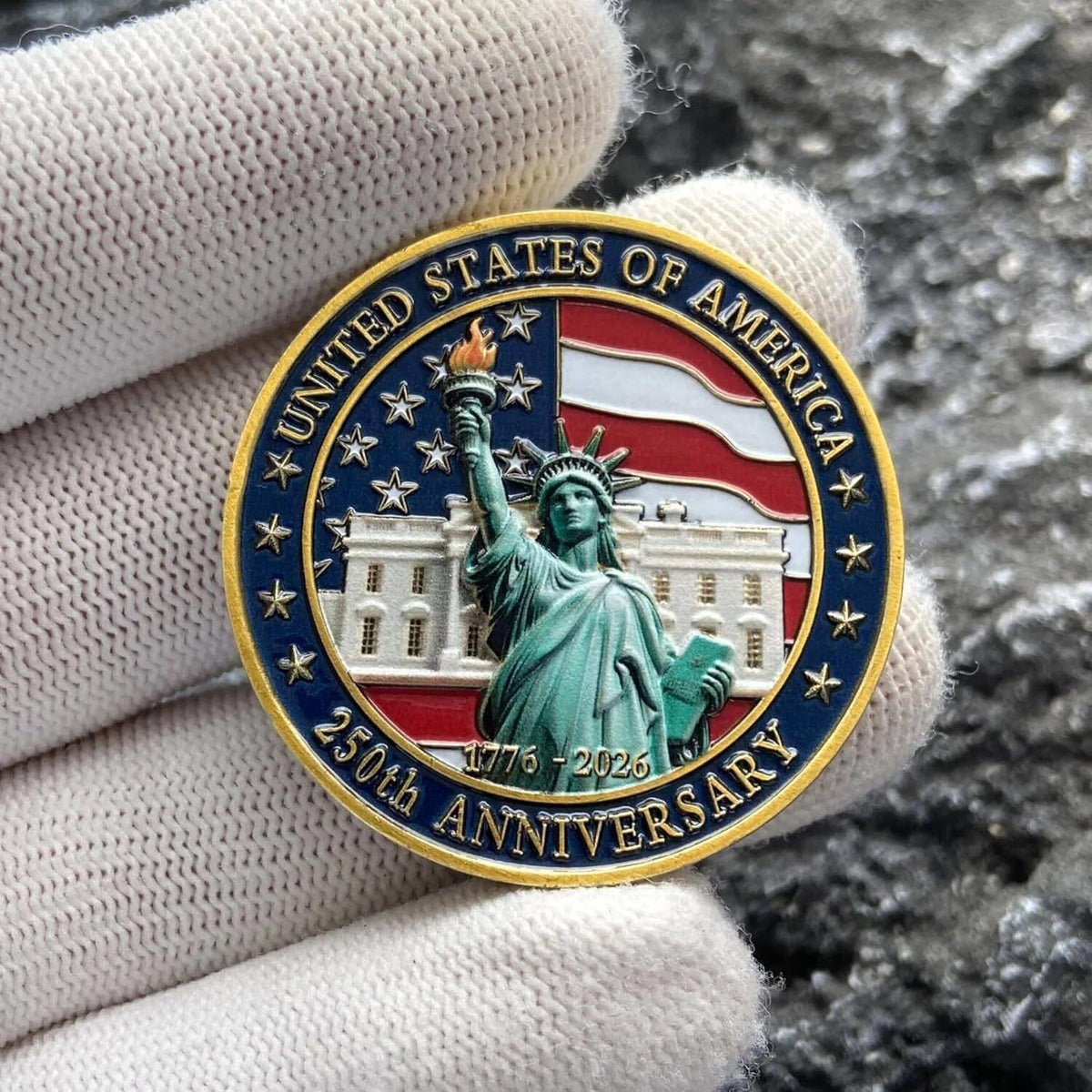 U.S. 250th Anniversary Patriotic Commemorative Coin