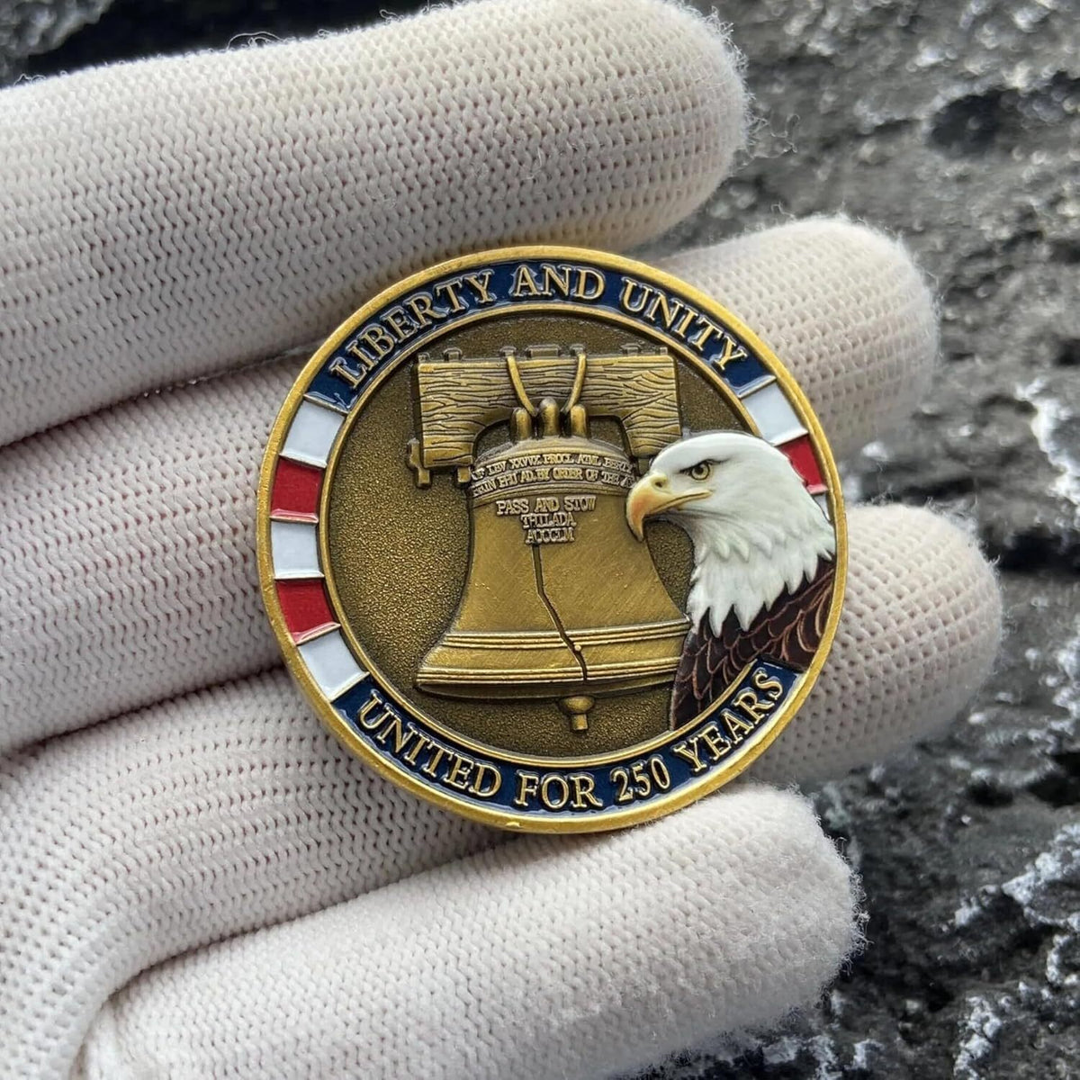 U.S. 250th Anniversary Patriotic Commemorative Coin