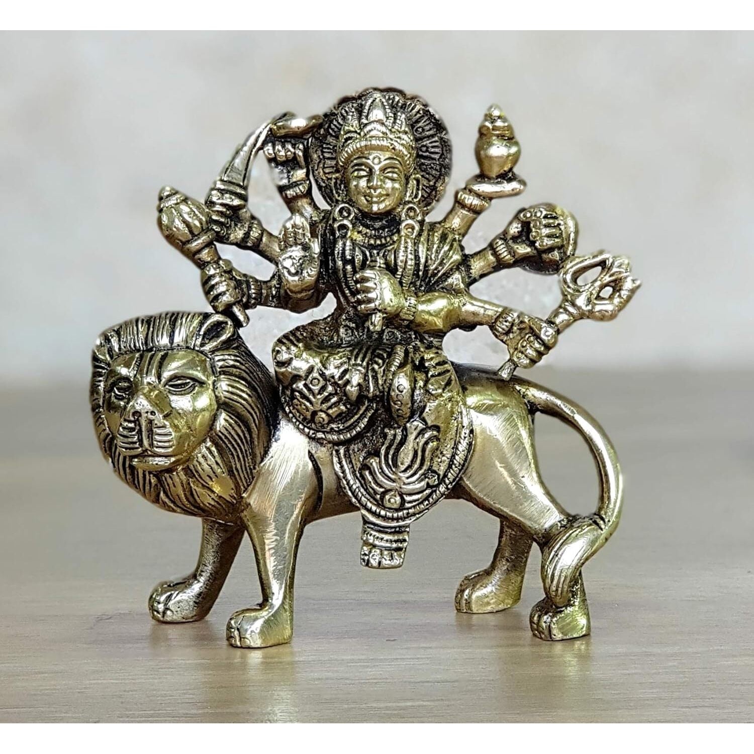 Solid Brass Goddess Durga