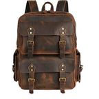 Crazy Horse Leather Backpack