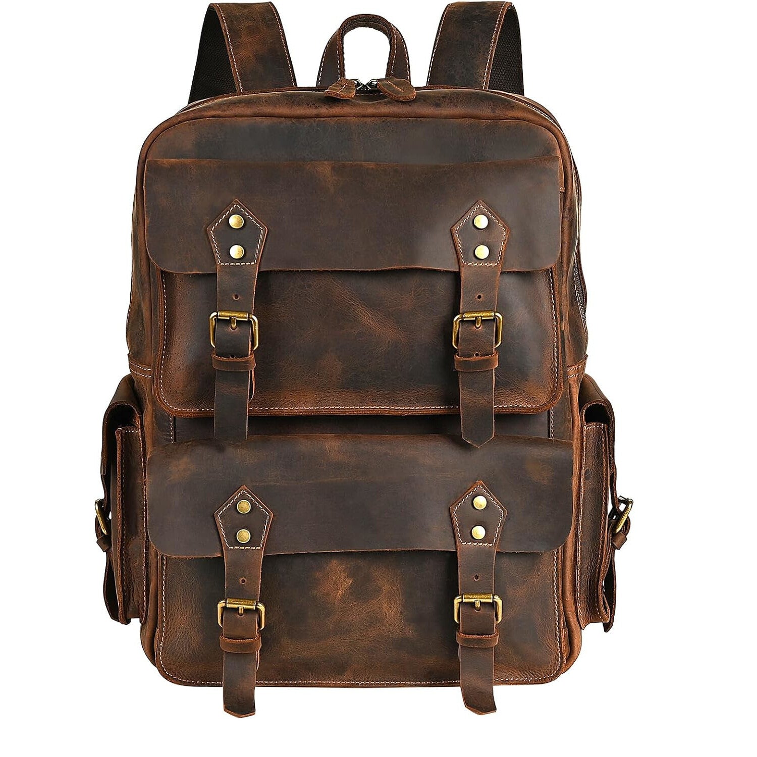 Crazy Horse Leather Backpack