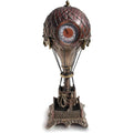 Hot Air Balloon Clock Cold Cast Bronze