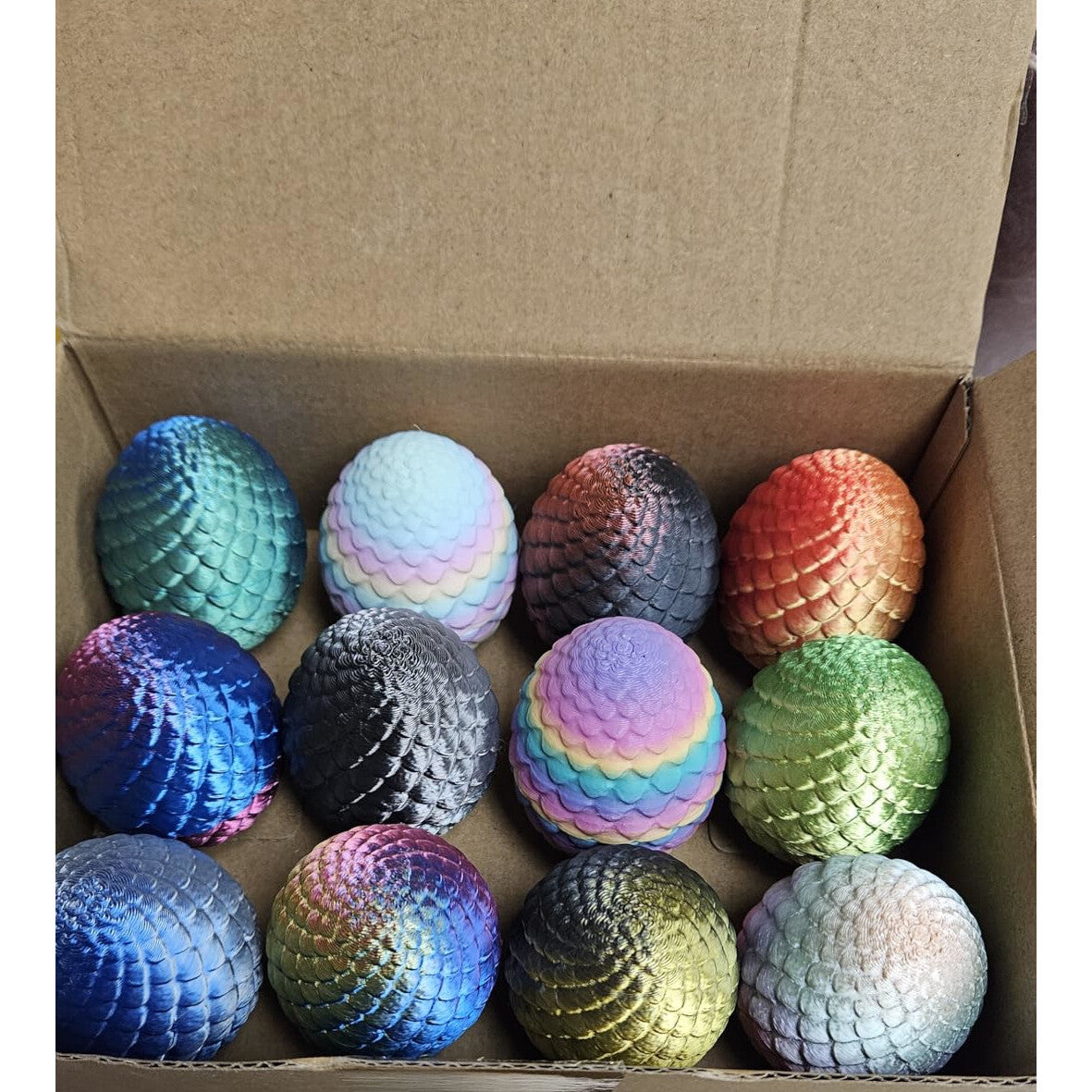 12-Piece Crystal Dragon Egg Collection