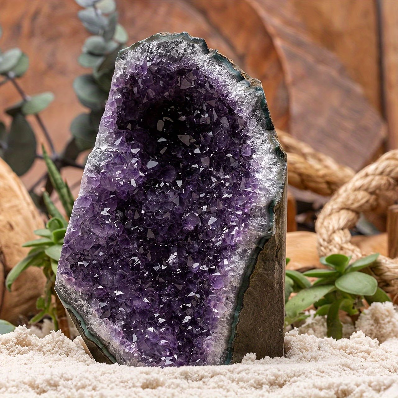 Natural Uruguayan Amethyst Geode Crystal