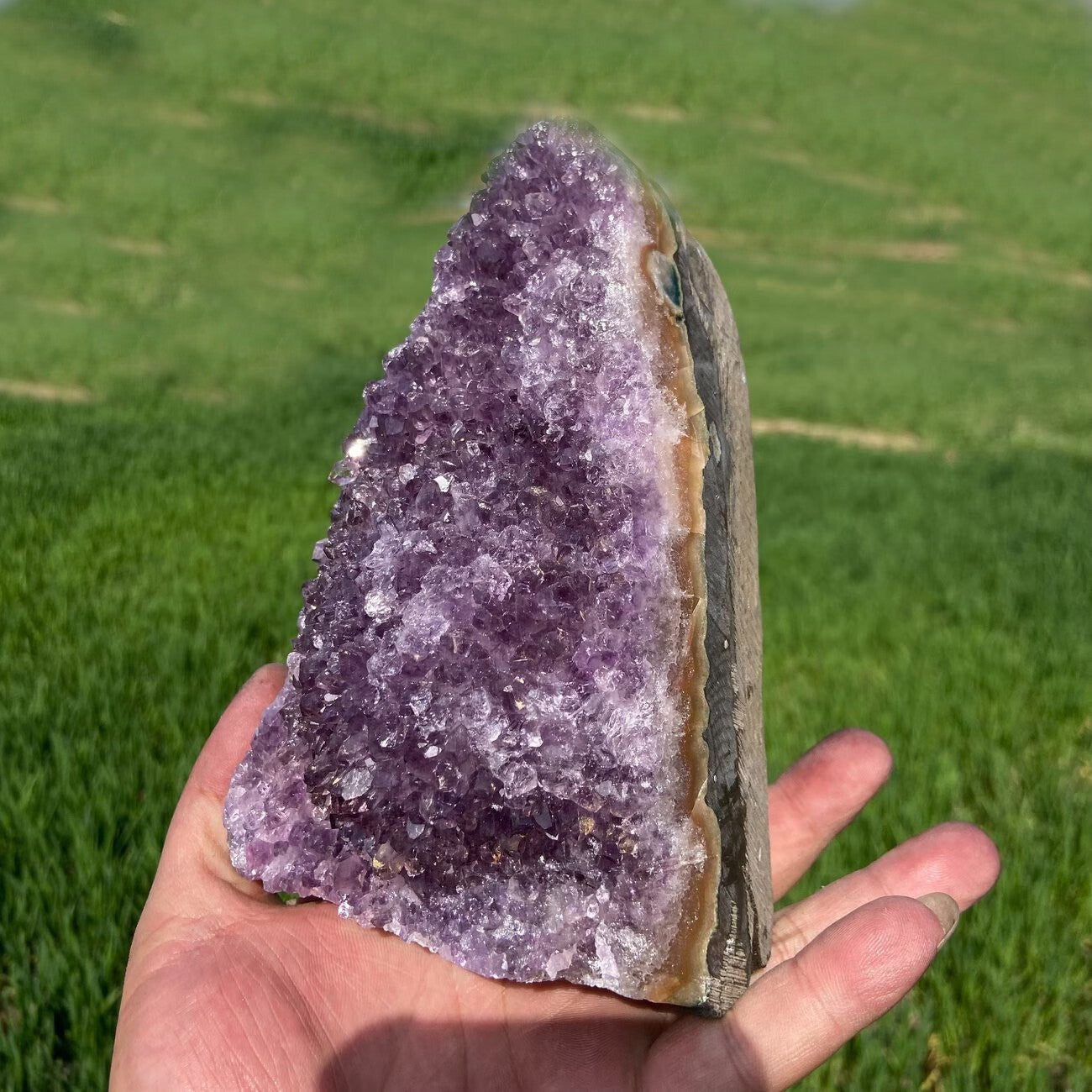 Natural Uruguayan Amethyst Geode Crystal