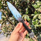 Handcrafted Opalite Crystal Knife Spiritual Dagger
