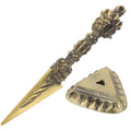 Tibetan Vajra Dorje Brass Ritual Scepter