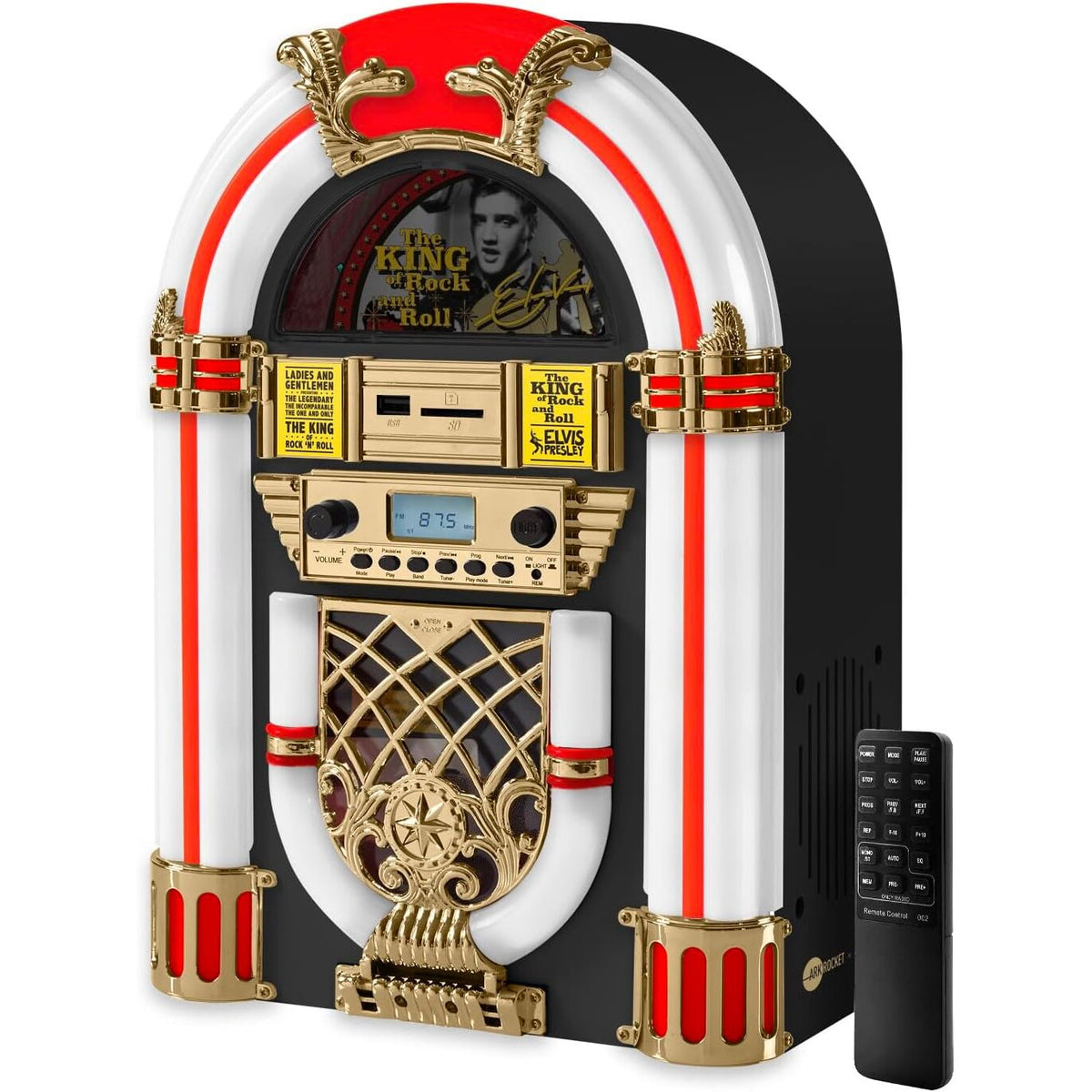 Retro Mini Jukebox CD Player Bluetooth Speaker