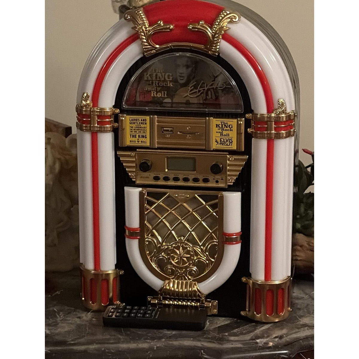 Retro Mini Jukebox CD Player Bluetooth Speaker