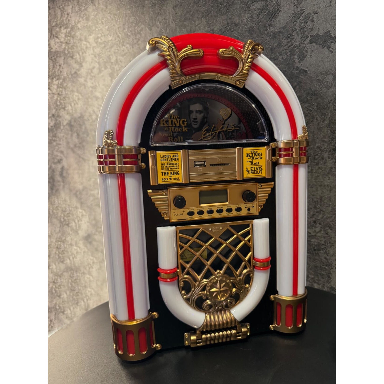 Retro Mini Jukebox CD Player Bluetooth Speaker