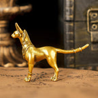 Solid Brass Bastet Egyptian Cat