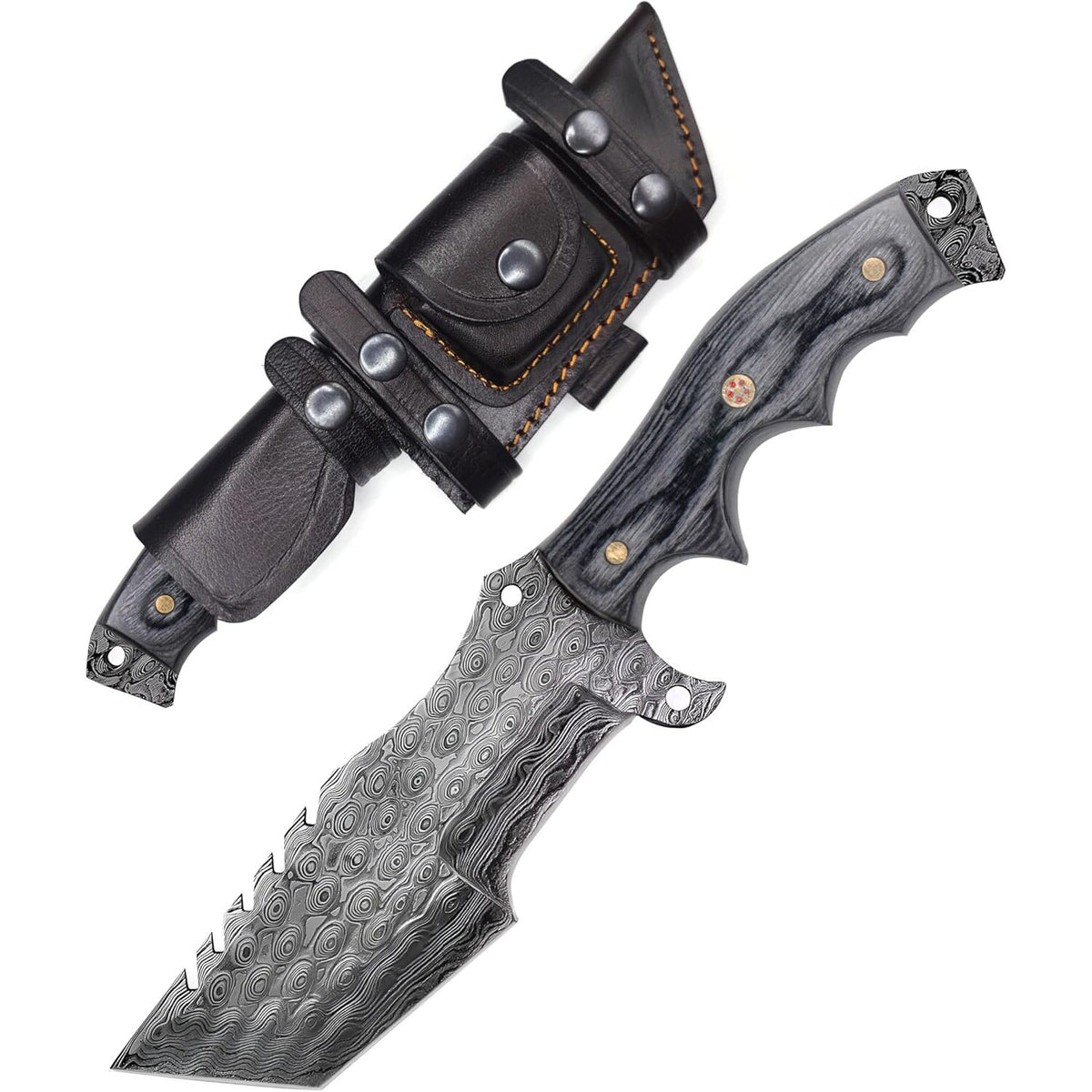 Handmade Damascus Tracker Knife Survival Knife
