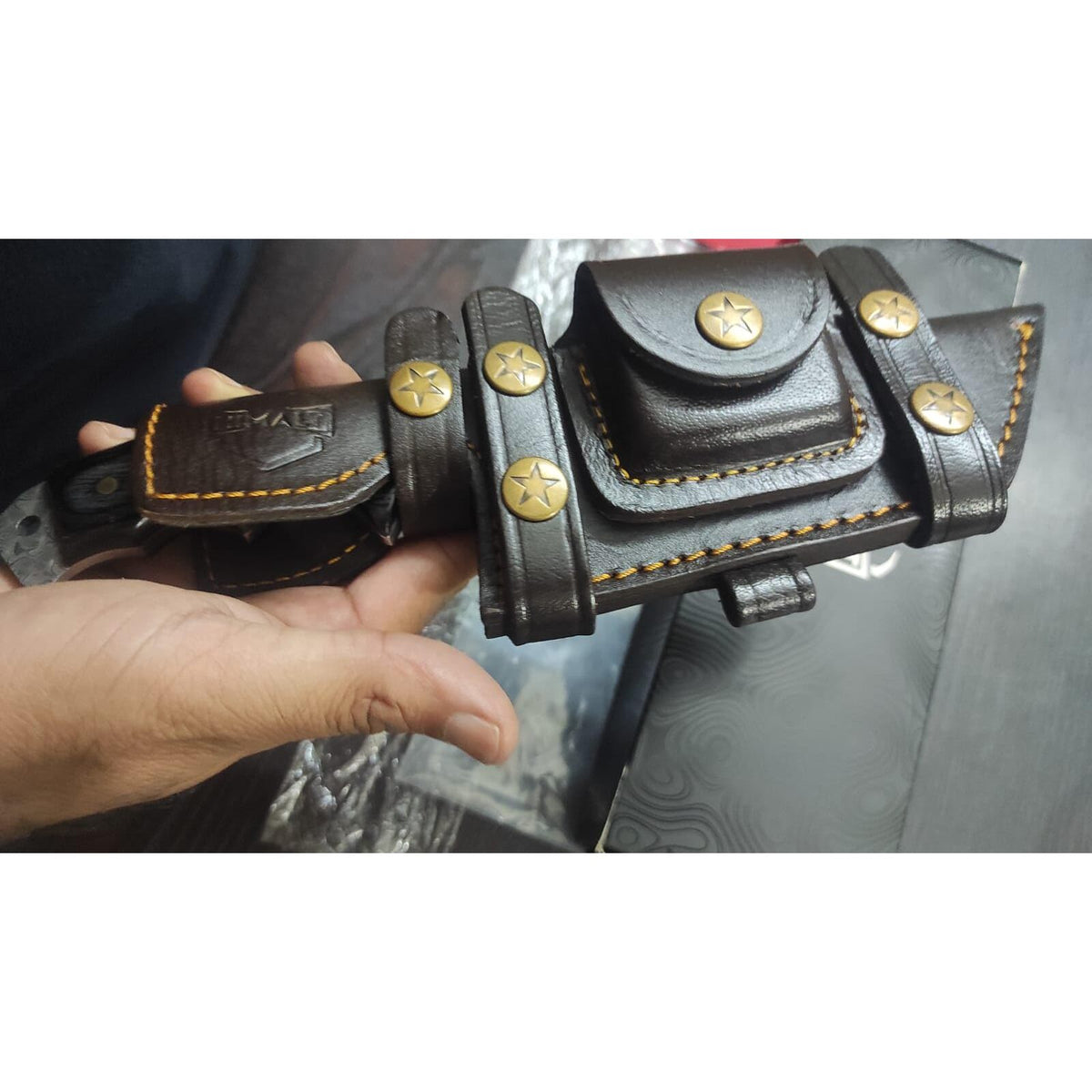 Handmade Damascus Tracker Knife Survival Knife