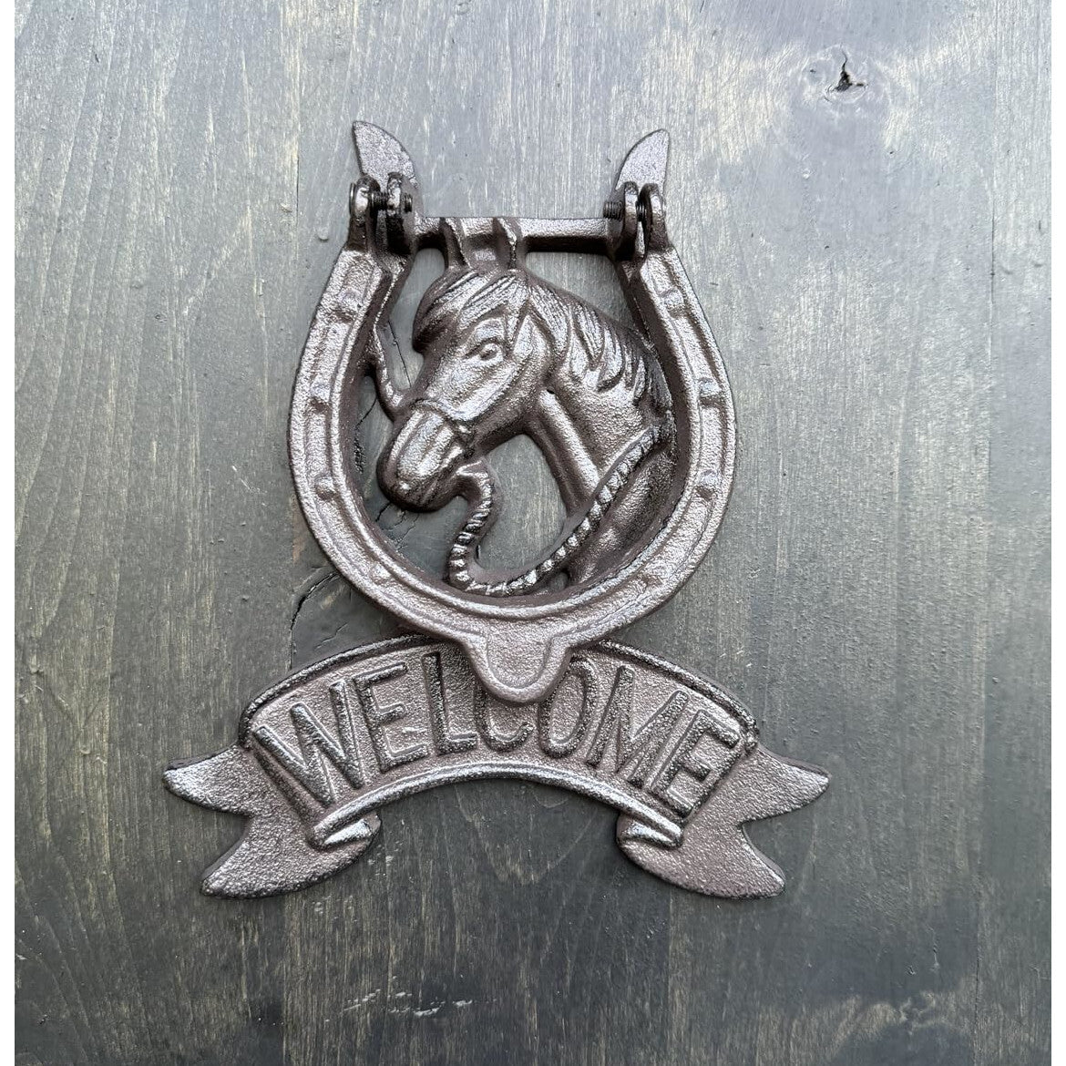 Cast Iron Horse Head Door Knocker